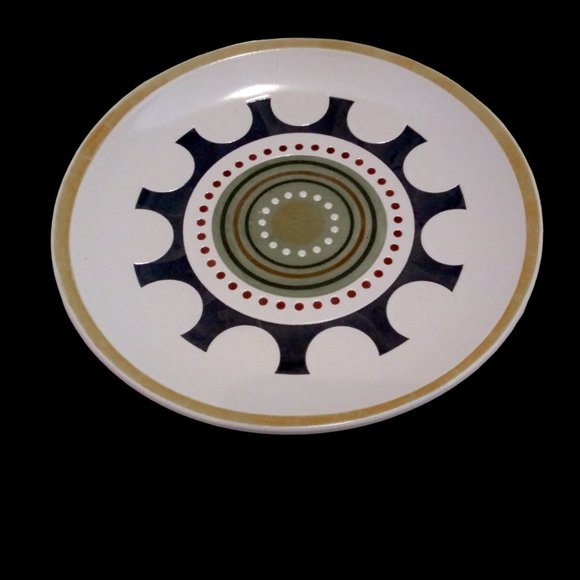 Rachael Ray Hand Painted Breakfast Set,  Farmhouse Kitchen, Plates and Bowls - Picture 13 of 13